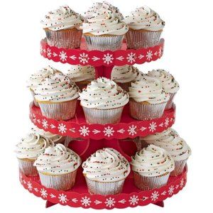 Wilton Christmas Holiday Cupcake Treat Candy Stand